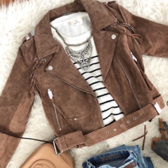 Blank nyc jackets coats rare blank nyc fringe jacket poshmark